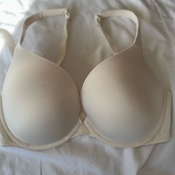 Cacique Boost Plunge 36 DDD bra in ivory smoothing back in great condition - Picture 4 of 5